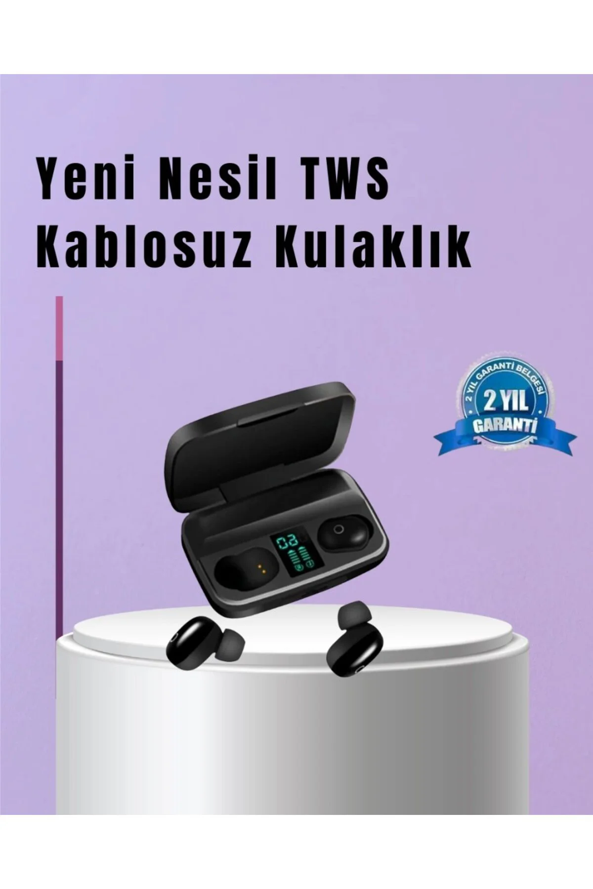 22 Kez Şarj İmkanı Sunan A10s Tws Bluetooth Stereo Kulaklık 22 Kez Şarj İmkanı Sunan A10s Tws Bluetooth Stereo Kulaklık
