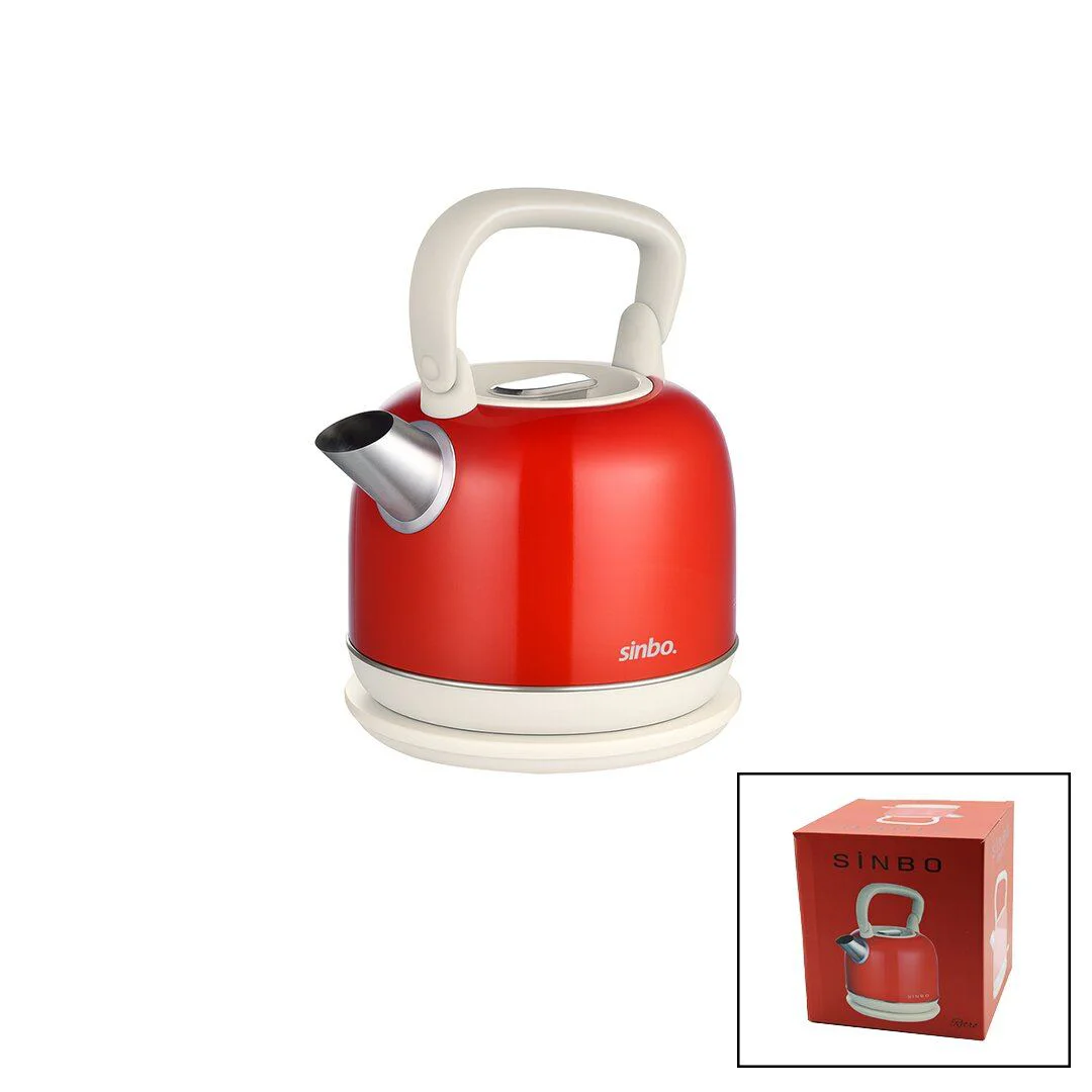 2.2 Litre Çelik Demlik Kettle Su Isıtıcı Retro Tasarım