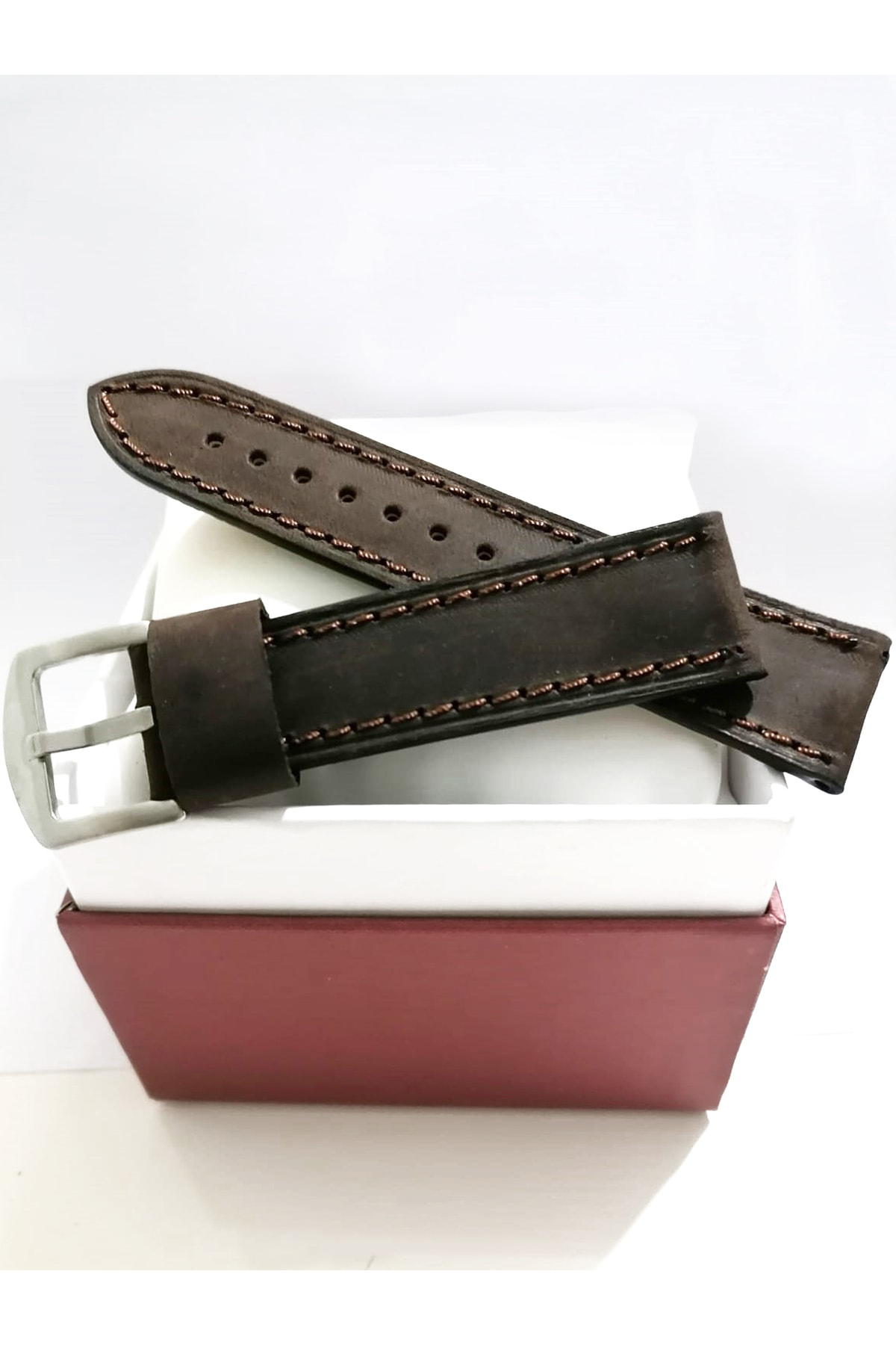 Fado 22 Milim Hakiki Deri Saat Kayışı 12