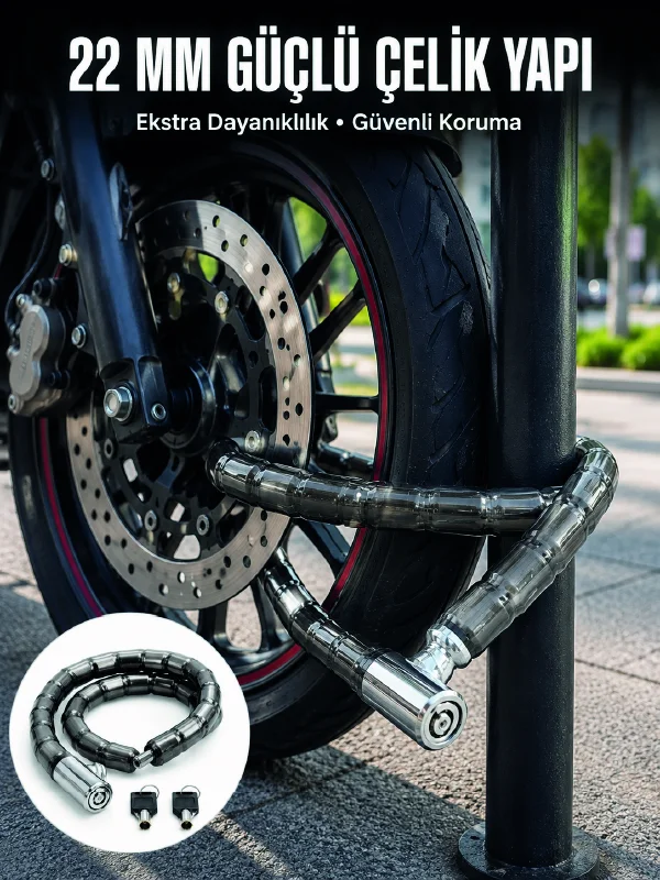 22 mm Kalın Güçlendirilmiş Çelik Yapı ile Maksimum Koruma