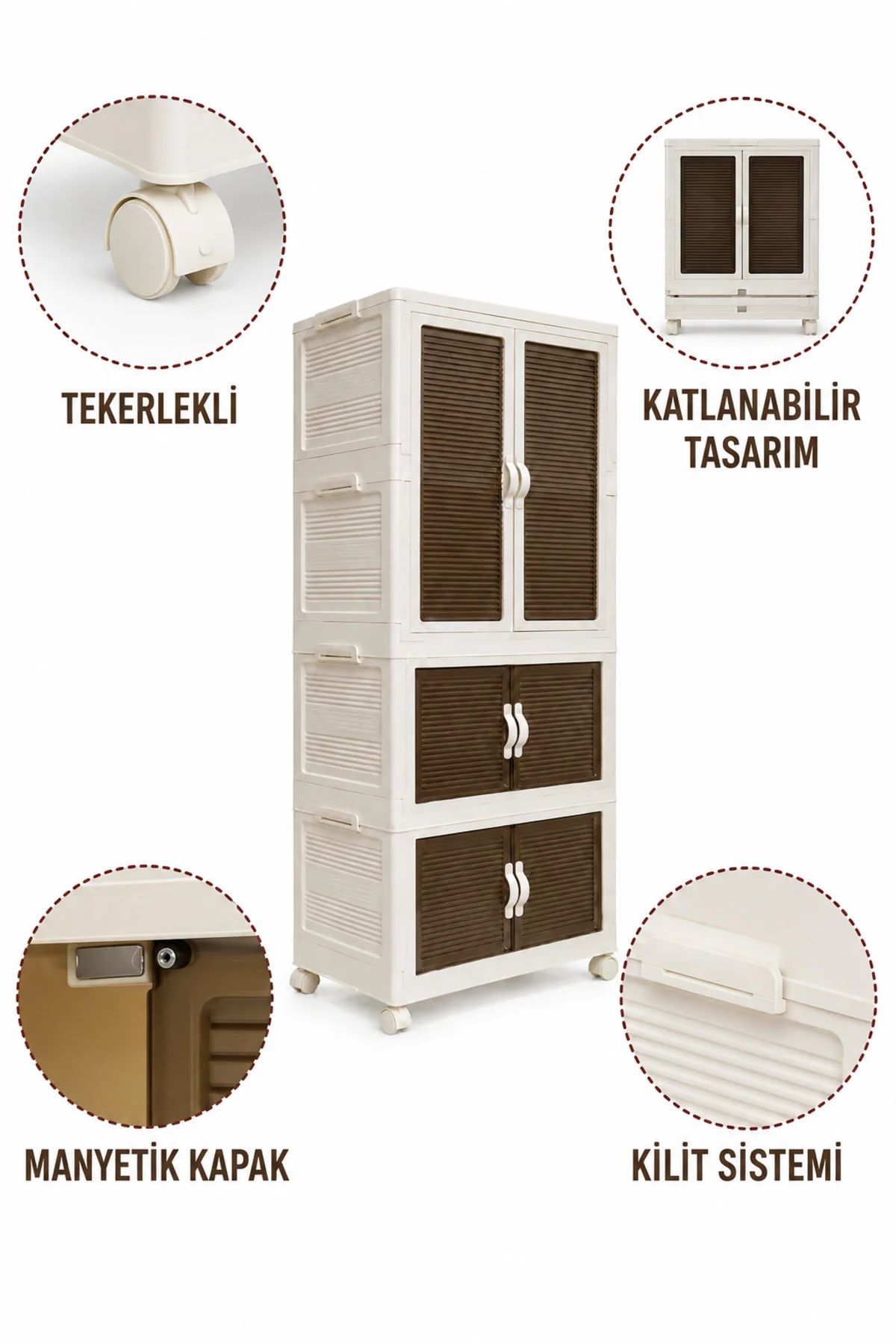 220 L Modüler Gardırop Tekerlekli Katlanabilir Askılı 3 Bölmeli Giyim Dolabı 220 L Modüler Gardırop Tekerlekli Katlanabilir Askılı 3 Bölmeli Giyim Dolabı Fiyatı, Yorumları ve Özellikleri
