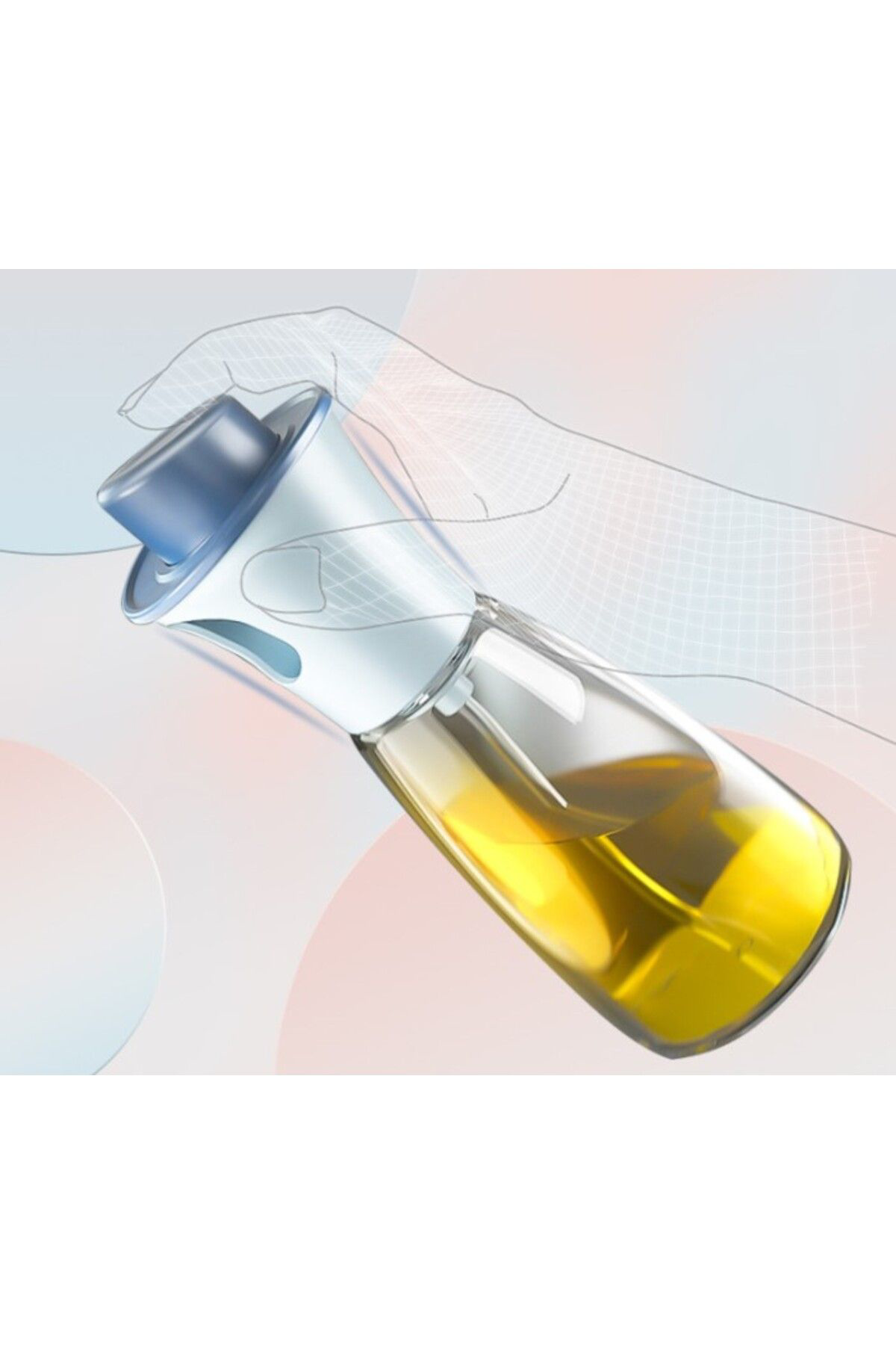 Zs Demir 220 Ml Çok Amaçli Spreyli Cam Şişe Sirkelik Yağdanlik