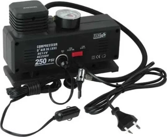 220 Volt-12 Volt 250 Psi Kompresör Lastik Hava Şişirme Oto Pompası Fişli Ve Çakmaklı Yage-843 Bx40 Fiyatı, Yorumları ve Özellikleri