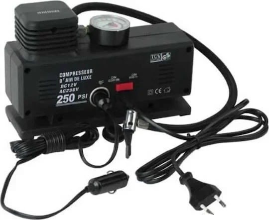 220 Volt-12 Volt 250 Psi Kompresör Lastik Hava Şişirme Oto Pompası Fişli Ve Çakmaklı Yage-843 220 Volt-12 Volt 250 Psi Kompresör Lastik Hava Şişirme Oto Pompası Fişli Ve Çakmaklı Yage-843