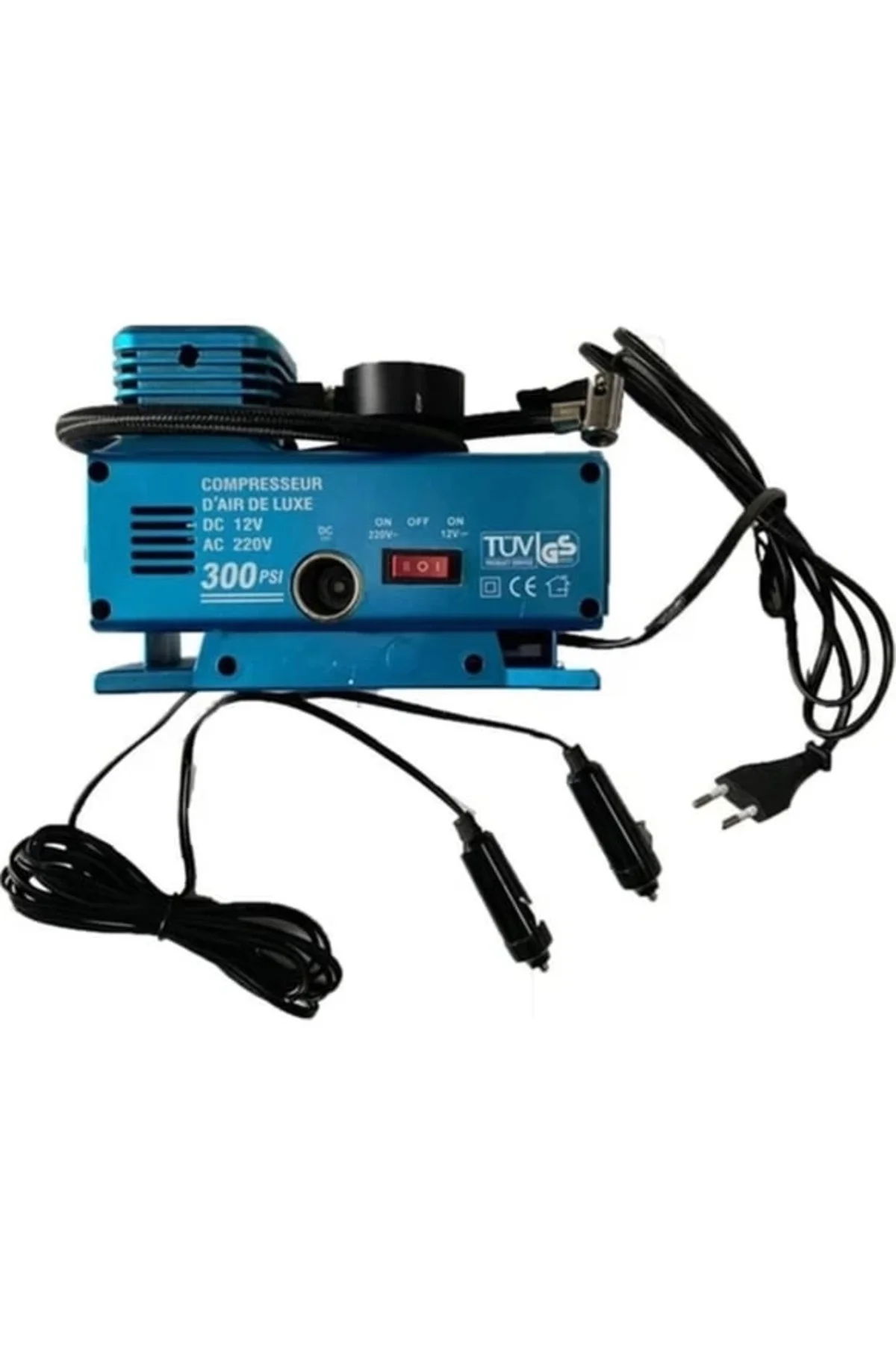 220 Volt-12 Volt 250 Psi Geniş Uygulama Yelpazesi Kompresör Lasti
