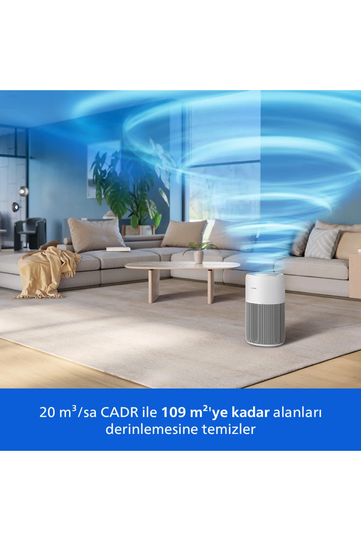 2200 Serisi Hava Temizleyici, HEPA NanoProtect, Ultra sessiz, Uzun ömürlü filtre (AC2220/10)