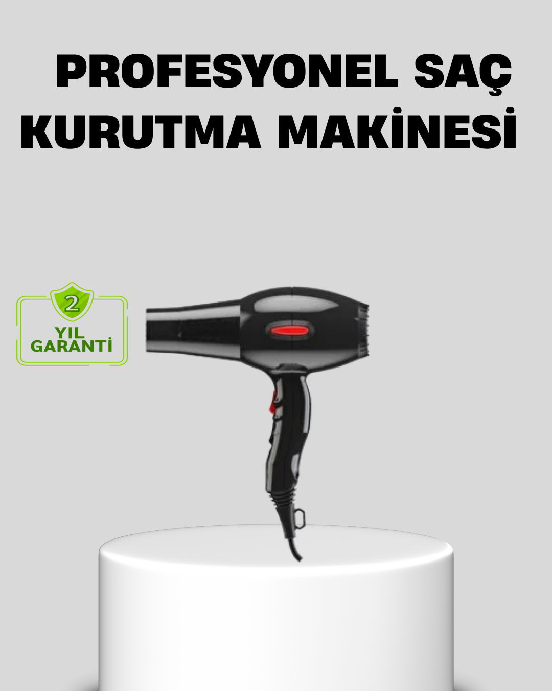 2200 Watt Profesyonel Saç Kurutma Makinesi AC Motorlu Yüksek Perf