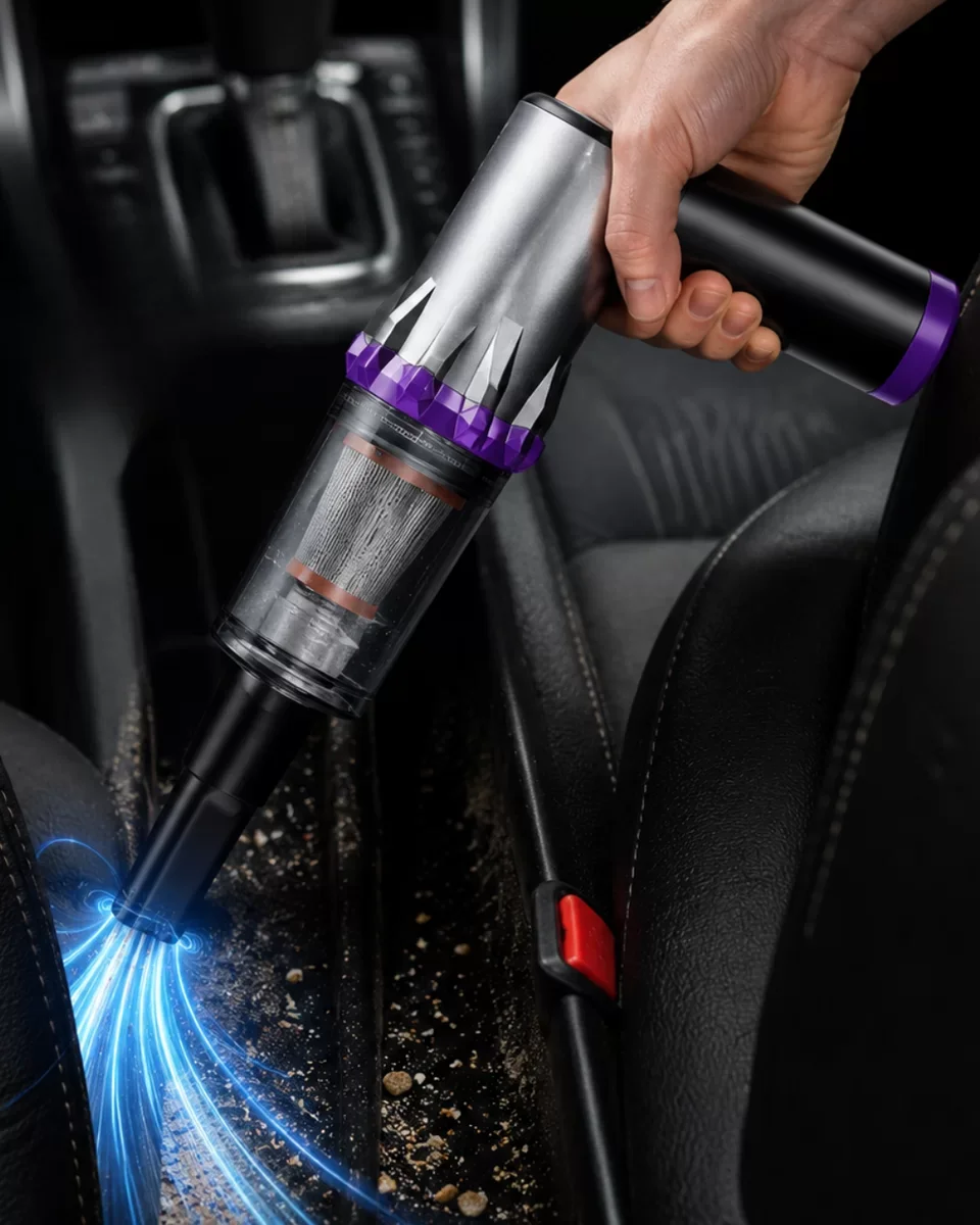 22.000 Pa Kablosuz Araç Süpürge - 9000 mAh Şarjlı, 220W Turbo Güçlü Oto Temizleyici