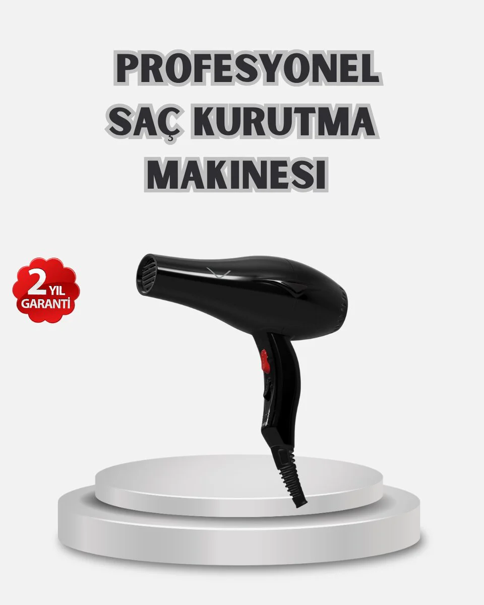 2200W AC Motor Saç Kurutma Makinesi - Profesyonel Hafif ve Hızlı Kurutma Fönü