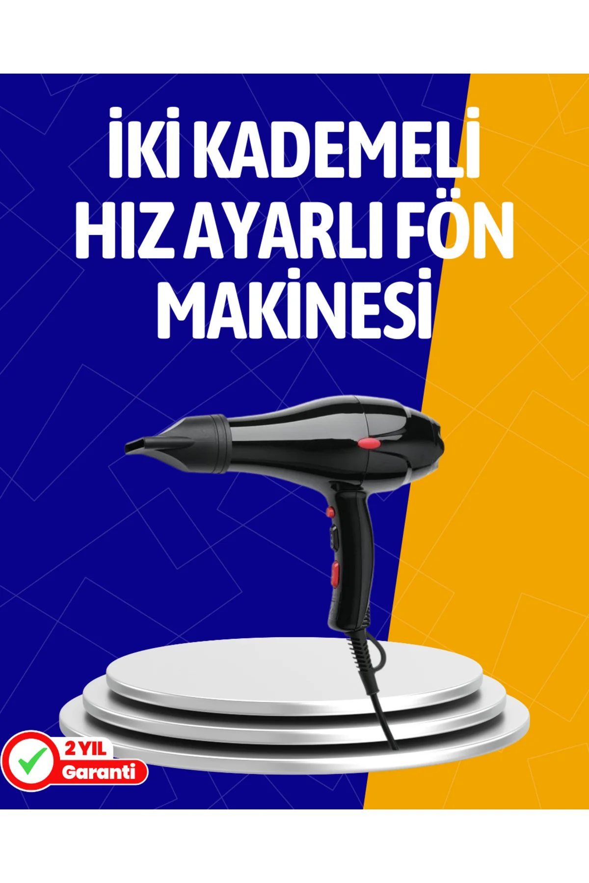 2200W Güçlü Motorlu Ergonomik Fön Makinesi - ayr1152-5063