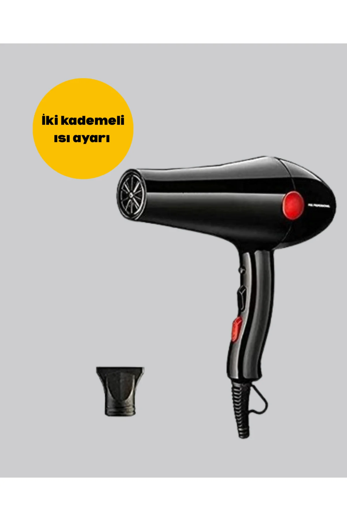 2200W Saç Kurutma Makinesi Soğuk ve Sıcak Üfleme Fonksiyonlu - ay