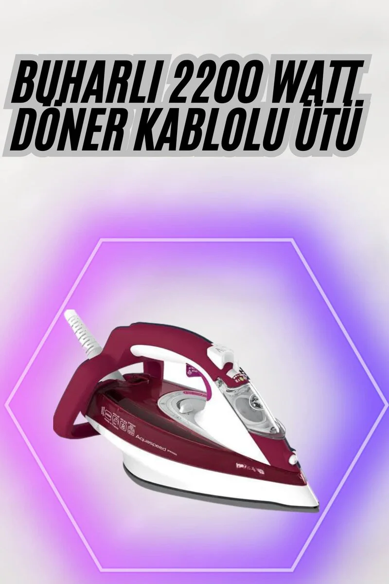 2200W Seramik Kaplama Estetik Tasarımı 360 Derece Dönebilir Kablo