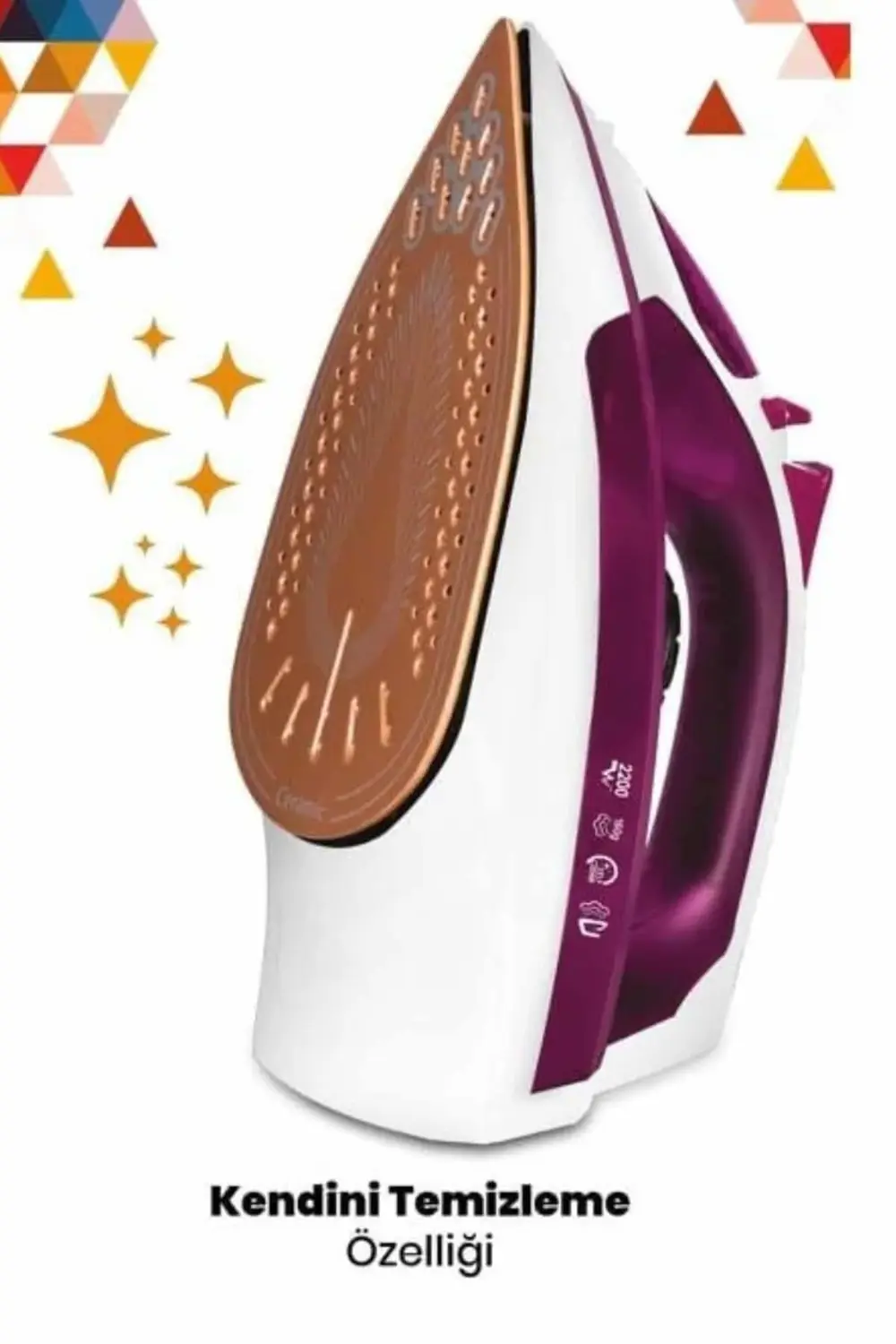 2200W Seramik Kaplama Estetik Tasarımı 360 Derece Dönebilir Kablo