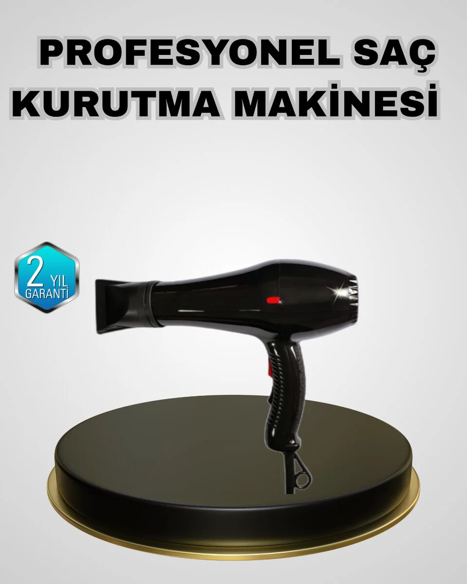 2200W Soğuk Sıcak Üflemeli Profesyonel Saç Kurutma Makinesi