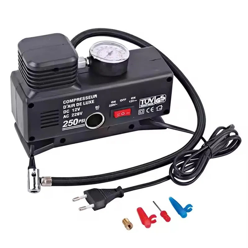 220v Ile 12v Oto Elektriği Çalışan Hava Lastik Şişirme Kompresörü 250 Psı Çok Amaçlı Yol Yardımı Fiyatı, Yorumları ve Özellikleri