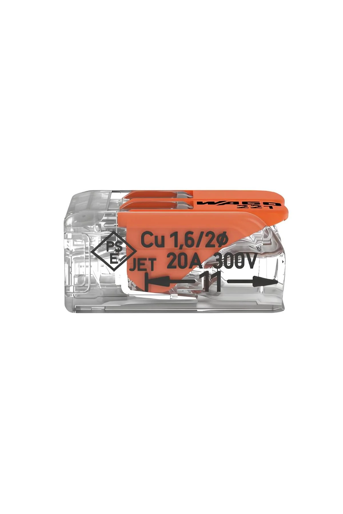 221-412 Çok Amaçlı Klemens(Tırnaklı) 2x4 (10 Adet) - Görsel 2