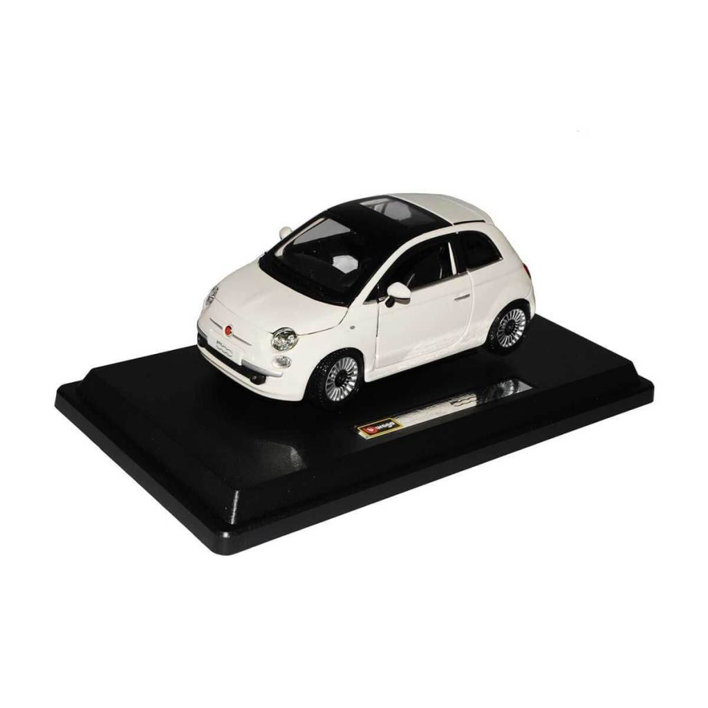 22106 Burago 1:24 Fiat 500 2007 Model Araba 22106 Burago 1:24 Fiat 500 2007 Model Araba