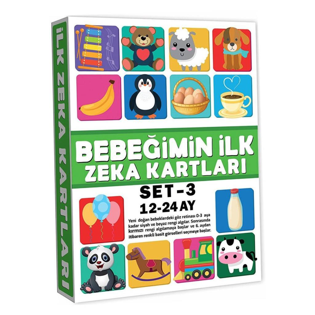 2212 Eğitici Kartlar 12-24 Ay Zeka Kartları  -Dıytoys