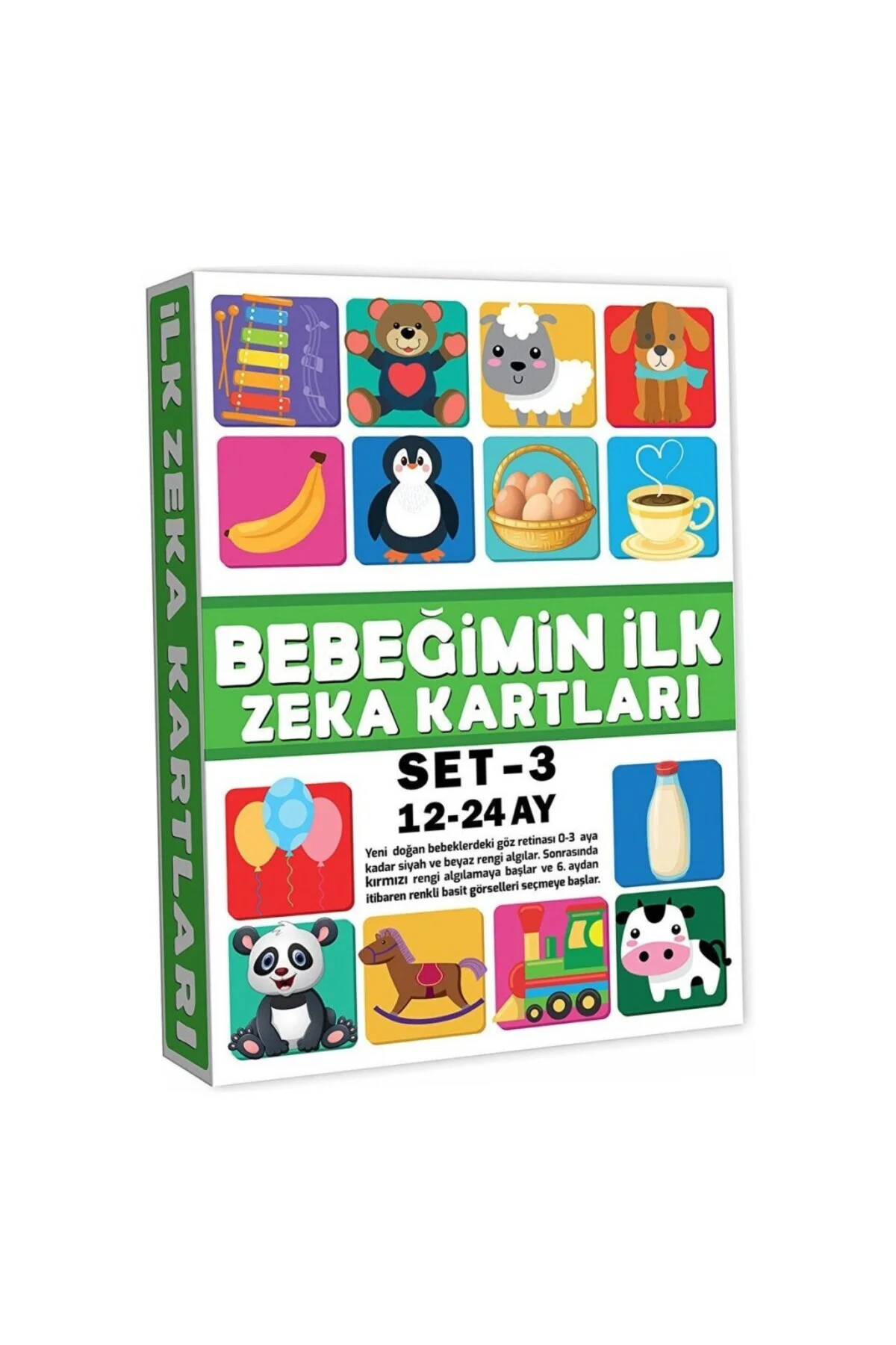 2212 Eğitici Kartlar 12-24 Ay Zeka Kartları -Dıytoys