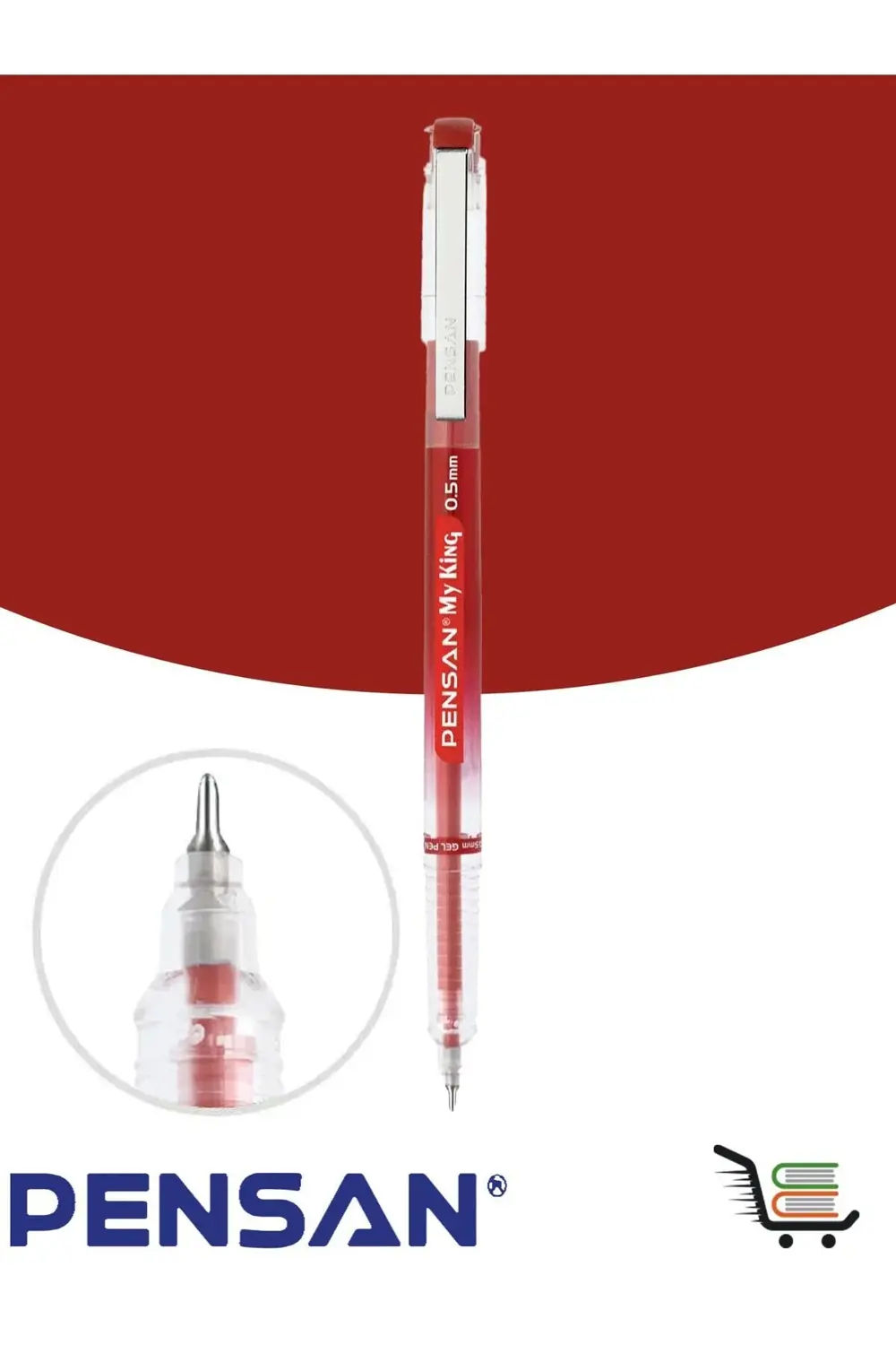 2227-kı Jel Kalem My King Kırmızı