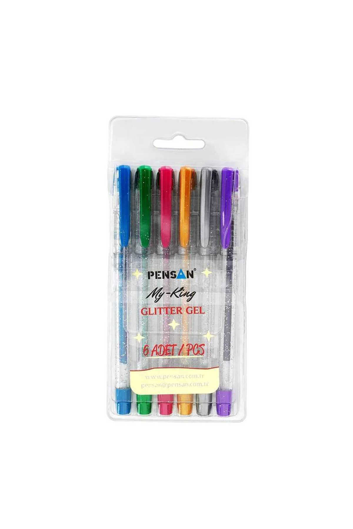 2227 My-king Neon (SİMLİ) Jel Tükenmez Kalem 1,0 Mm (6 RENK SET)
