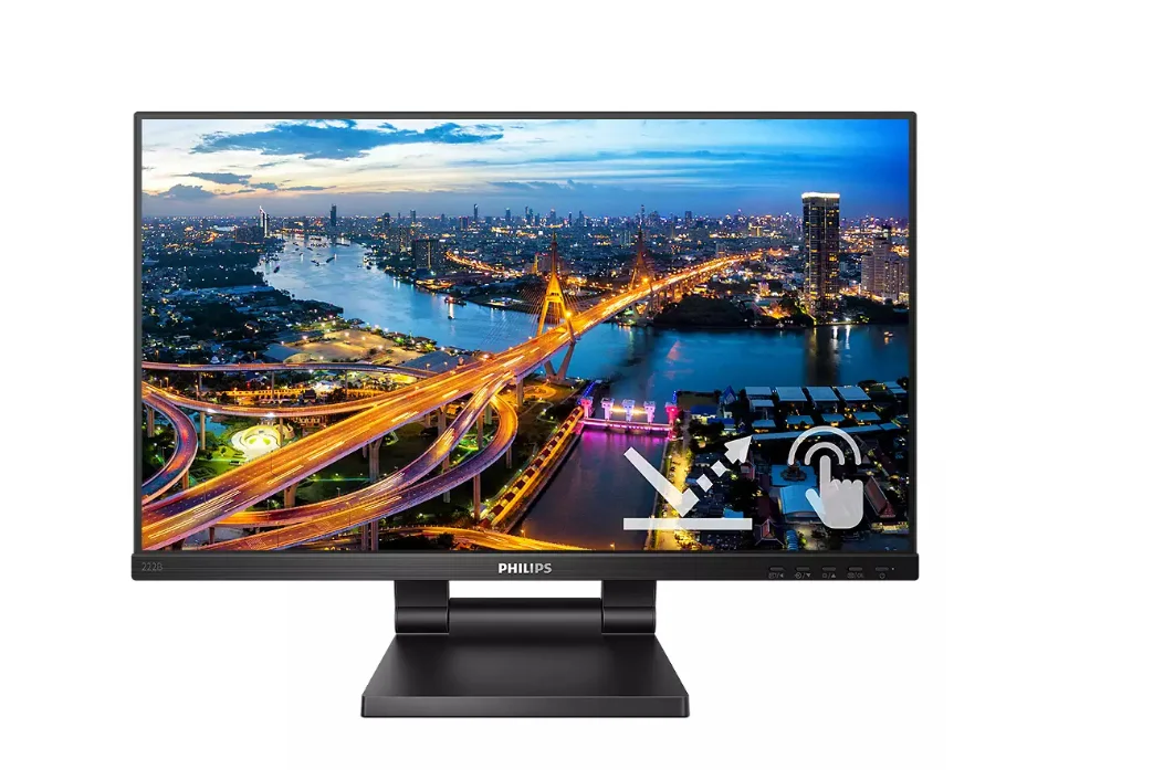 222B1TC/00-21.5" IPS WLED VGA DP HDMI-SmoothTouch özellikli LCD m