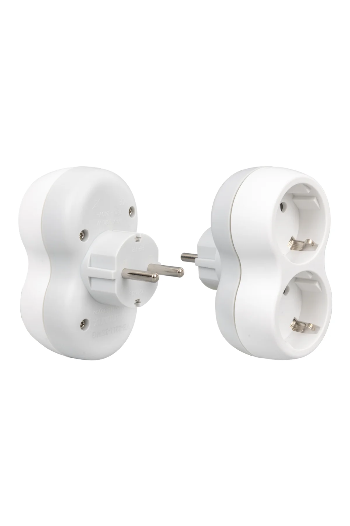 22539 VE- 2211-3SWG A CLASS 2Lİ DİKEY ÇOKLU PRİZ (MADE IN MALAYSIA)