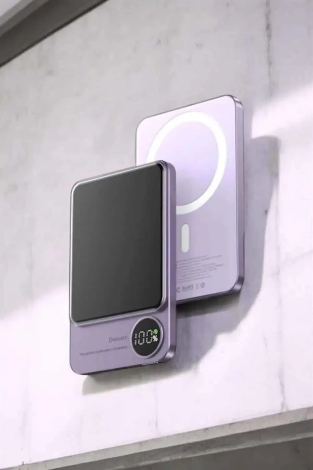 22.5W Magsafe Kablosuz Şarjlı Powerbank Dijital Ekran ve Hızlı Şa