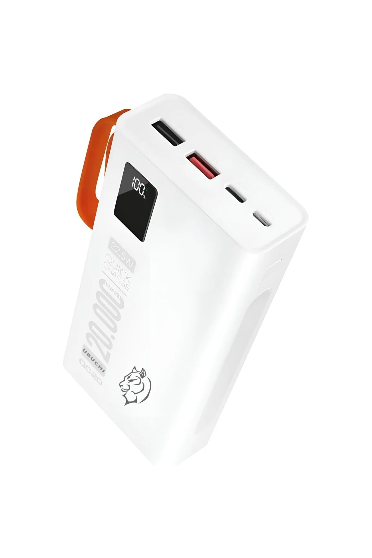 22.5W PD 3.0 Hızlı Şarj Powerbank, Kablolu Model, Gerçek 20.000 m