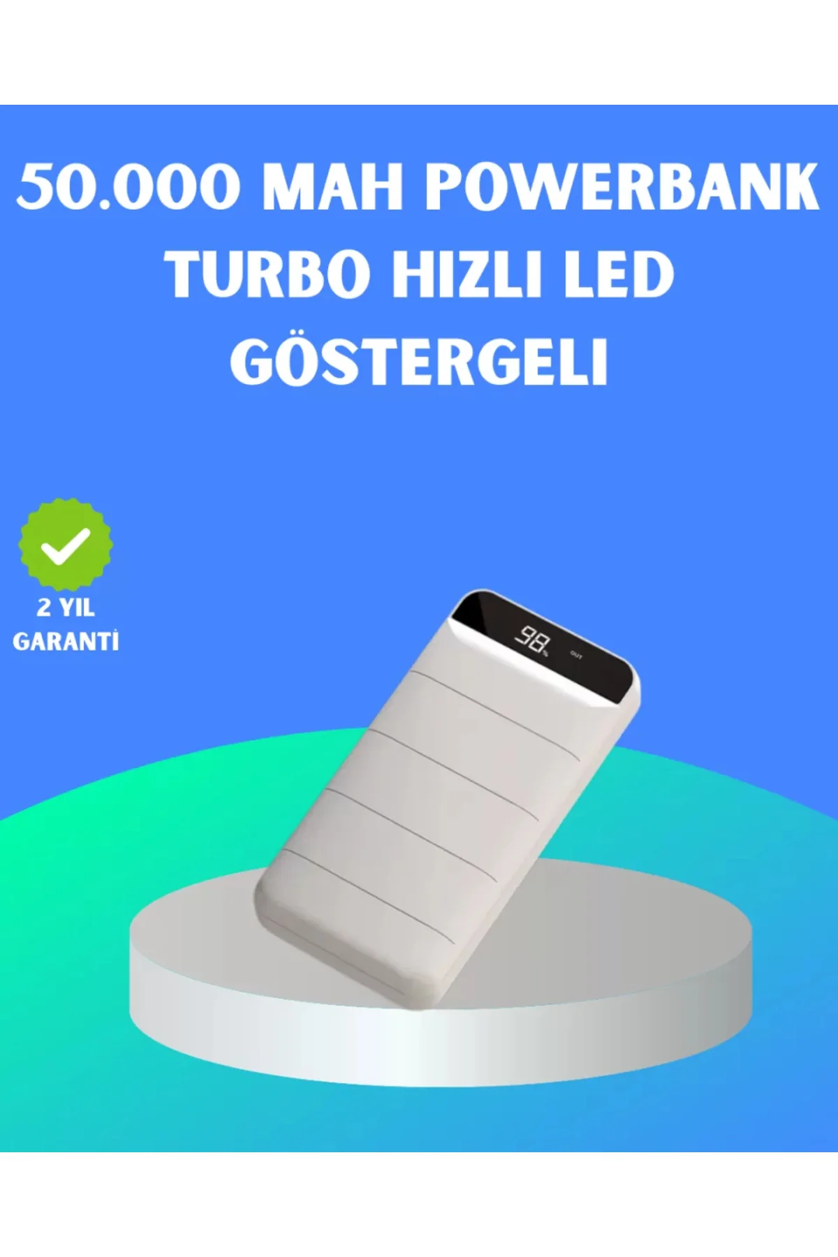 22.5W PD Destekli Taşınabilir Şarj Cihazı Çoklu Çıkışlı Model Pow