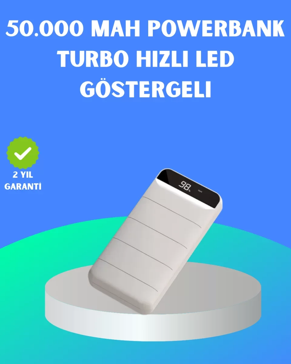 22.5W PD Destekli Taşınabilir Şarj Cihazı Çoklu Çıkışlı Model Pow