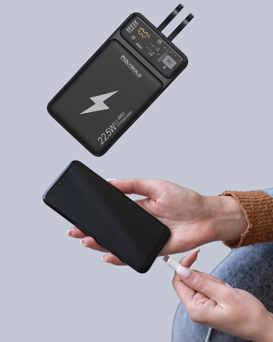 22.5W PD Hızlı Şarj Edilen Mobil Powerbank - 10000 mAh