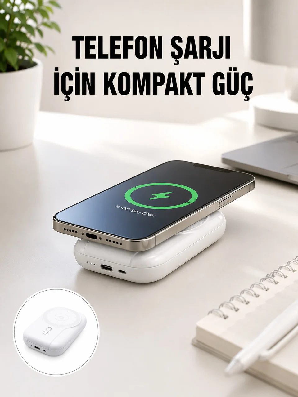 22.5w Süper Hızlı Şarjlı Çok Fonksiyonlu 10000 Mah Powerbank Yeni Nesil - Lisinya Diğer