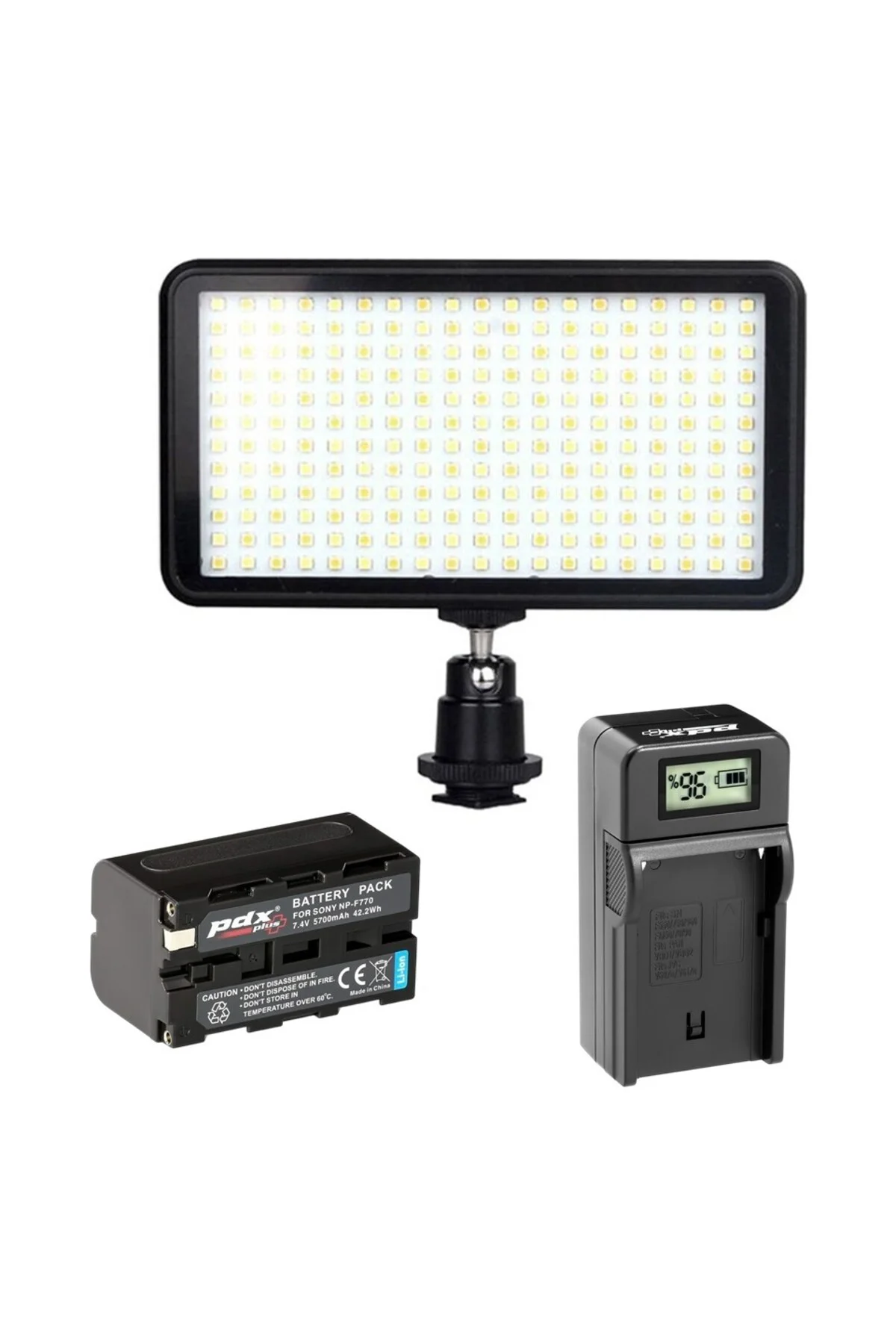 228A Led Video Işık (Batarya ve Şarj Dahil)