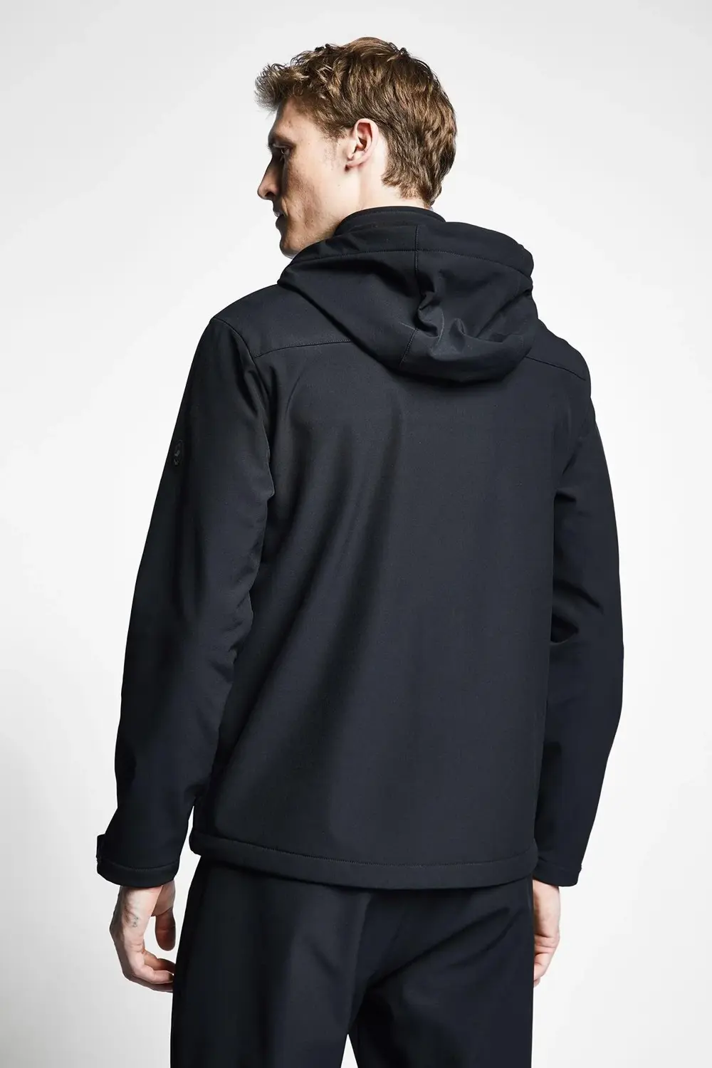 22k-1065 Softshel Erkek Fermuarlı Kapüşonlu Sweatshirt 22ktep0010