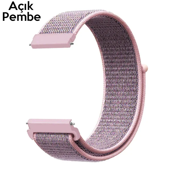 22MM Gear S3 Watch 4 -Gt2 GT2E 46MM Kayış Kordon Lylon Loop-1852