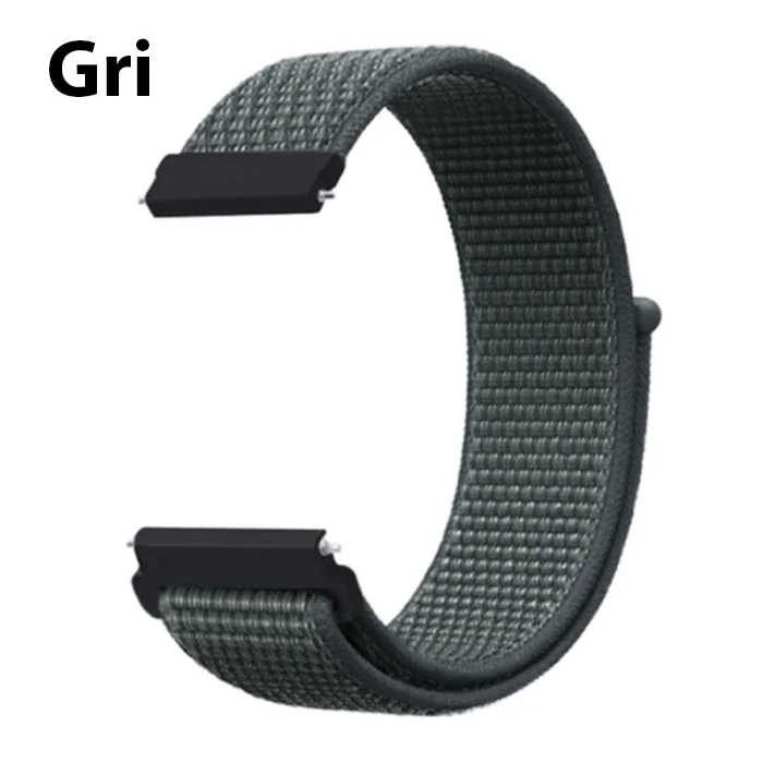 22MM Gear S3 Watch 4 -Gt2 GT2E 46MM Kayış Kordon Lylon Loop-1852