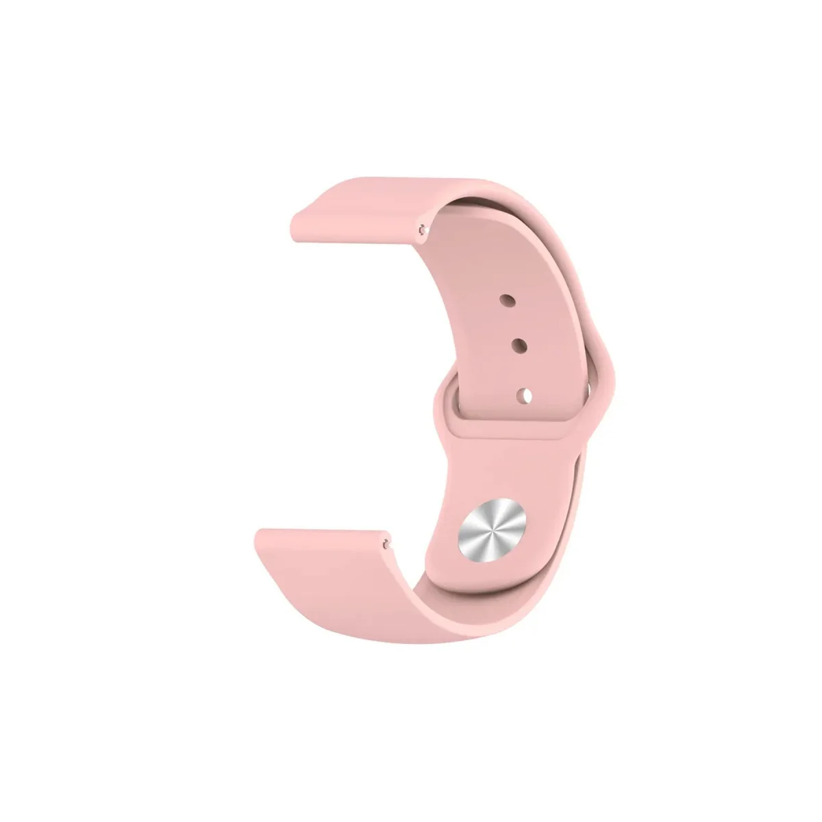 22mm Klasik Pembe Saat Kordonu - Esnek ve Rahat Kullanım