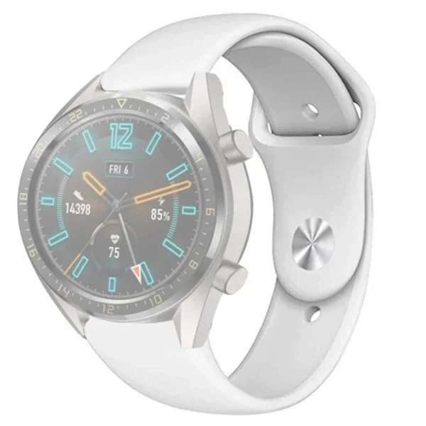 22MM Silikon Kayış Kordon Gear S3 Watch 4 -GT2 GT2E 46MM KayışKordon Watch Active 2 22MM-1852