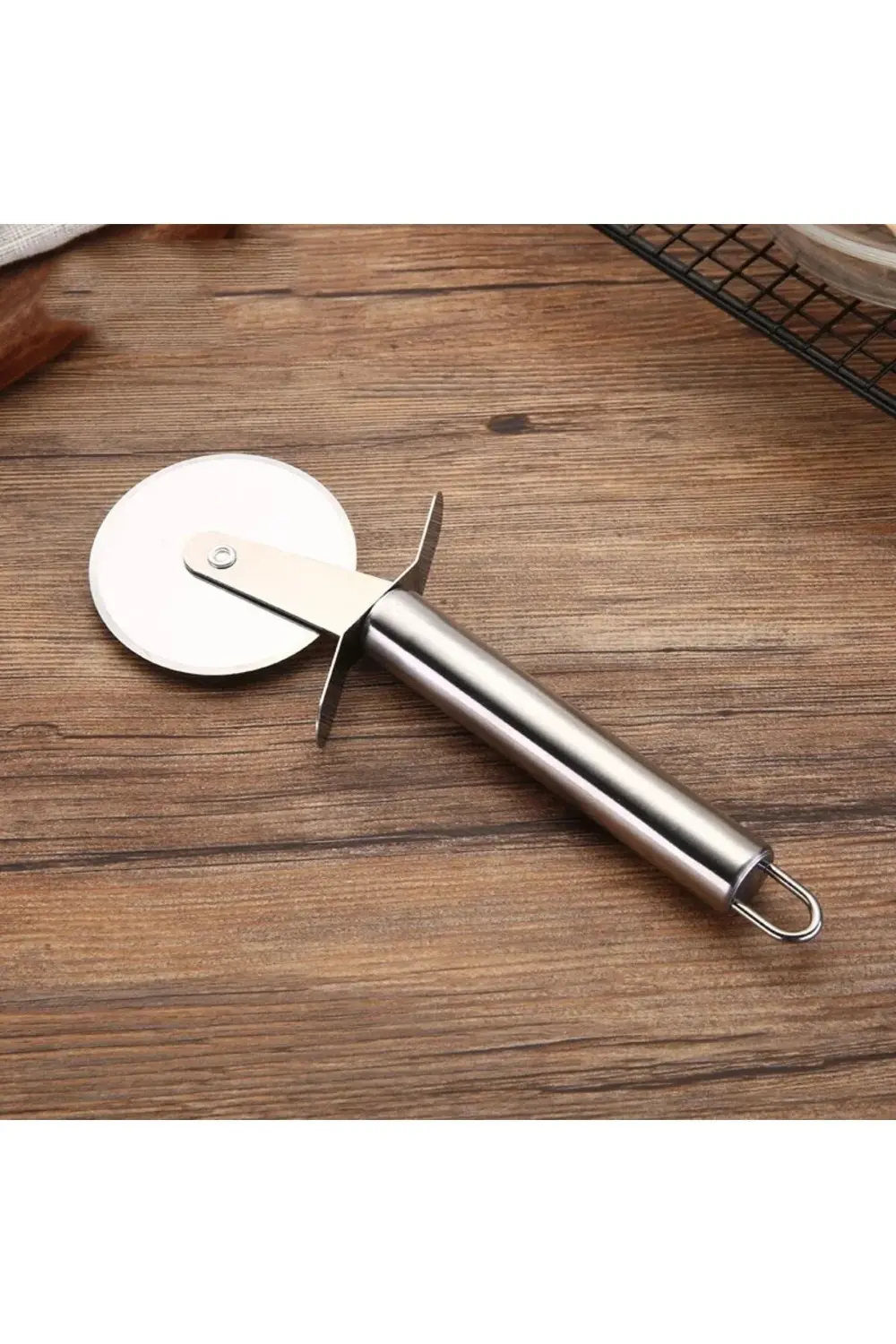 23 Cm Metal Büyük Boy Hamur Ruleti Hamur Kesme Şekillendirme Apar