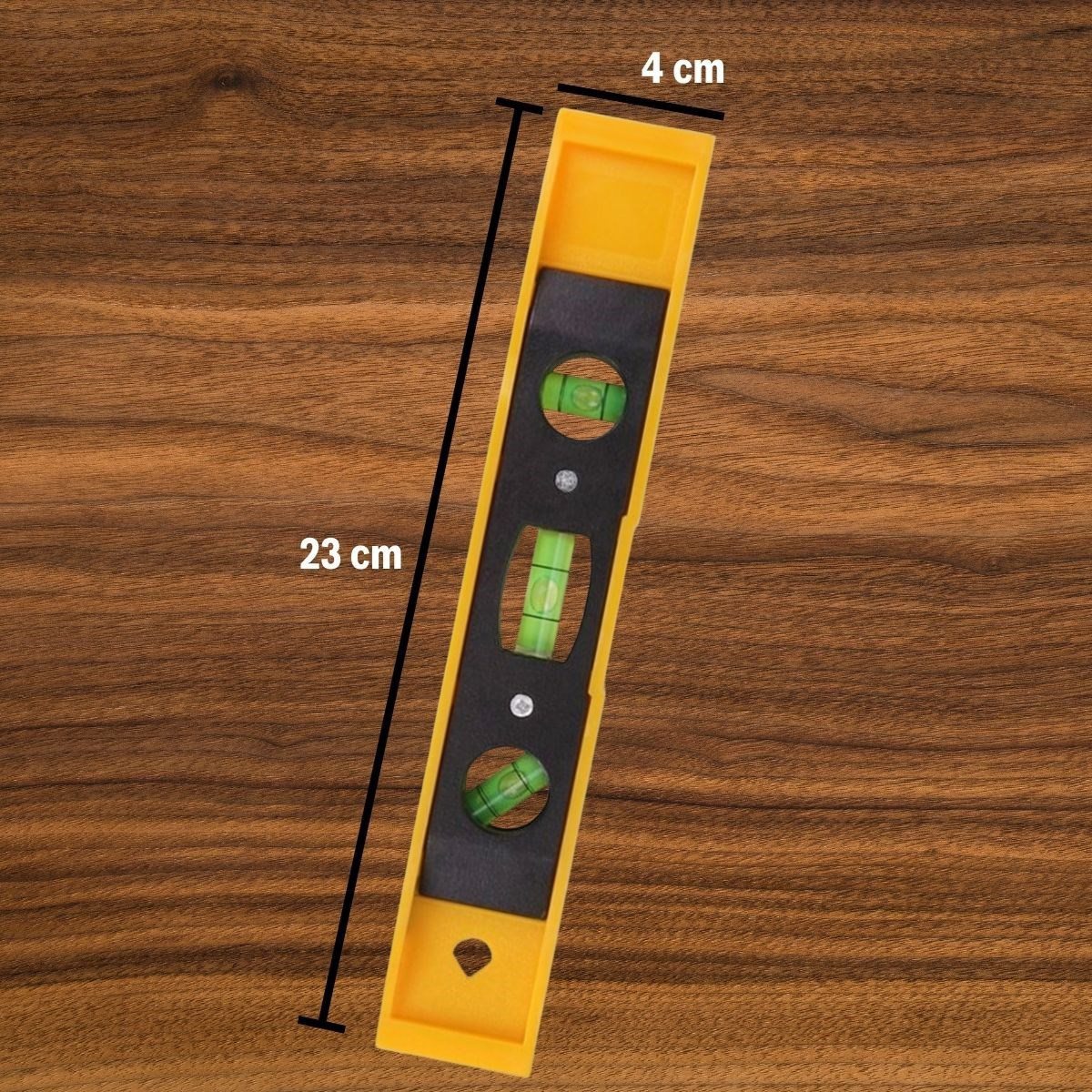 23 cm Uzunluğunda Mini Mıknatıslı Su Terazisi (4741) 23 cm Uzunluğunda Mini Mıknatıslı Su Terazisi (4741)