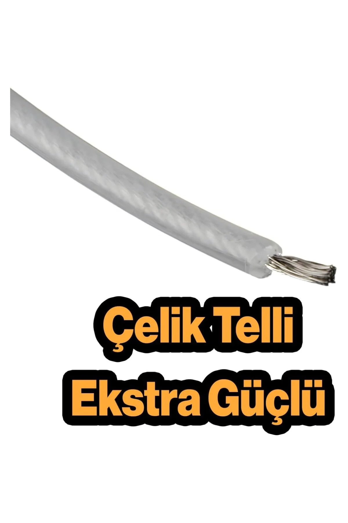 23 METRE Çelik Telli 3.5 mm Misina Motorlu Tırpan Yuvarlak Çim Ot