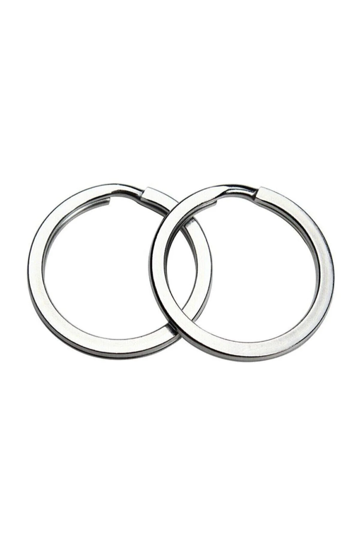 23 Mm Ezme Anahtarlık Halkası Nikel 100 Adet (28mm Dış Çap)