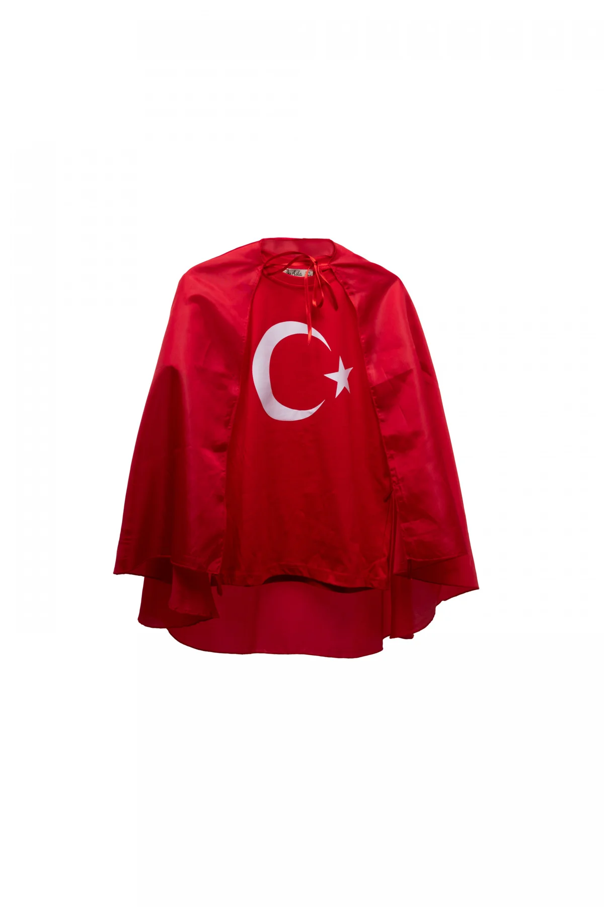 23 Nisan 19 Mayıs 29 Ekim Ay Yıldız T-shırt Türk Bayrak Baskılı Pelerin Gösteri Kostümü Tütü Etek