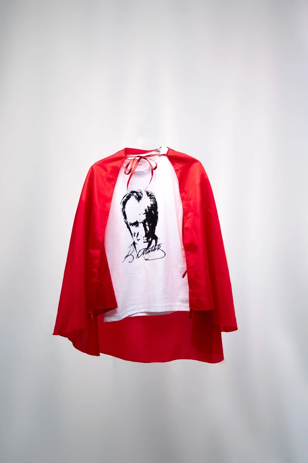 23 Nisan 19 Mayıs 29 Ekim Atatürk T-shırt Türk Bayrak Baskılı Pelerin Gösteri Kostümü Tütü Etek - Görsel 5