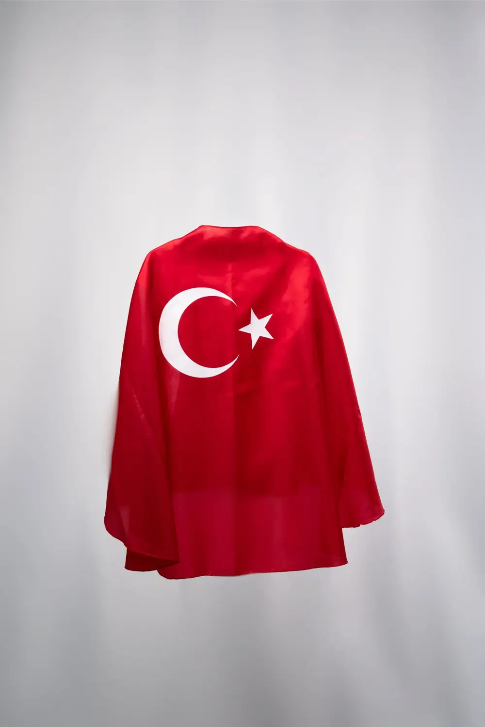 23 Nisan Kırmızı Ayyıldız Bayrak pelerin 23 Nisan Kırmızı Ayyıldız Bayrak pelerin