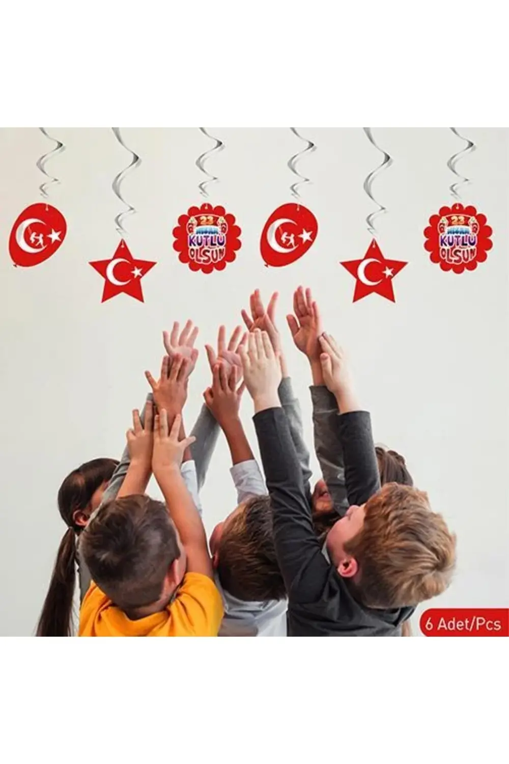 23 Nisan Sarkıt Süs 6'lı 23 Nisan Sarkıt Süs 6'lı