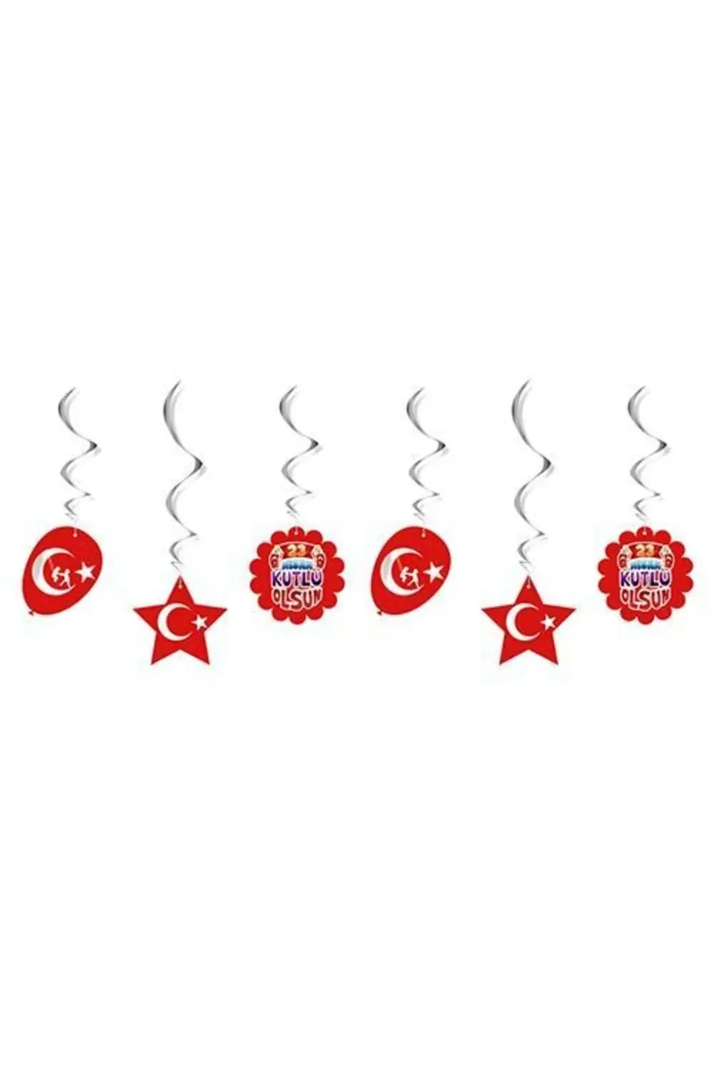 23 Nisan Sarkıt Süs 6'lı 23 Nisan Sarkıt Süs 6'lı
