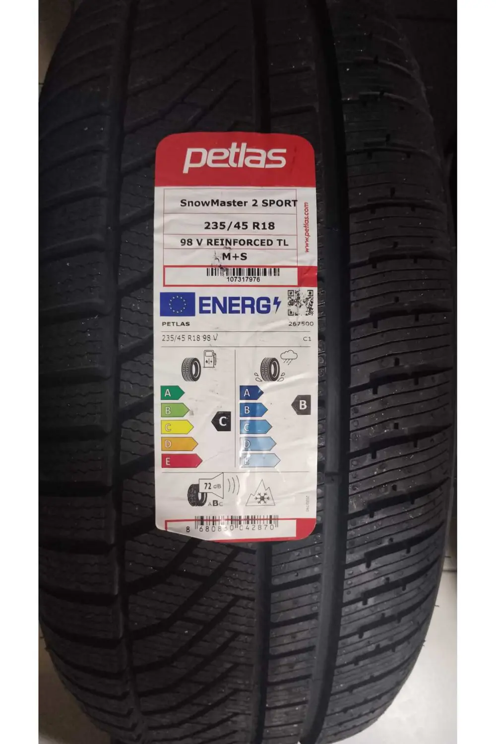 235/45 R18 TL 98V REINF. SNOWMASTER 2 SPORT KIŞ LASTİĞİ 2025 ÜRET