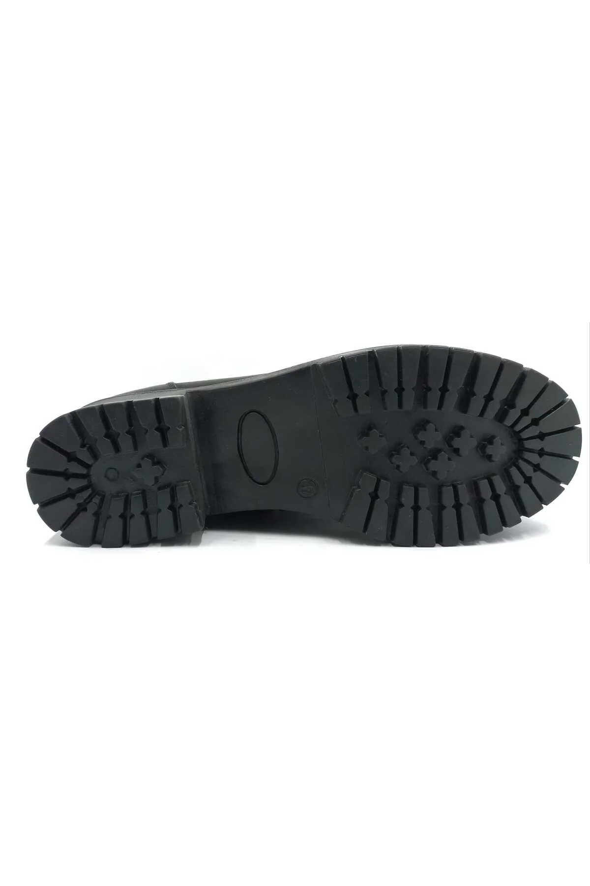 237104 Siyah 5 Cm Fermuarlı Kadın Bot
